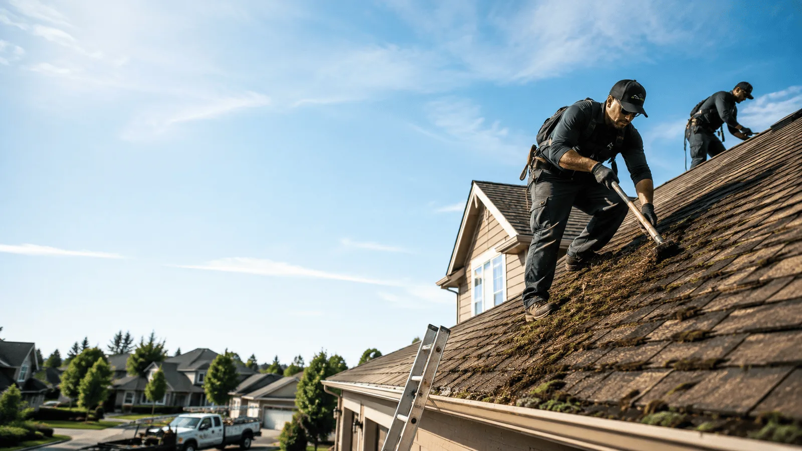 Roof Moss Removal in Jeffersonville, OH near me